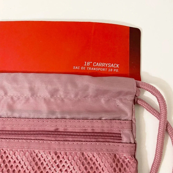 Puma Carrysack  18 x 14 Inch Large Cinch Sack Backpack Tote Bag Medium Pink - Picture 2 of 8